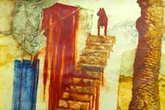 200 x 200 cm - Oil on Plaster on Canvas - Öl auf Putz auf Leinwand