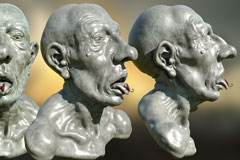 Head build in VR - In VR modellierter Kopf